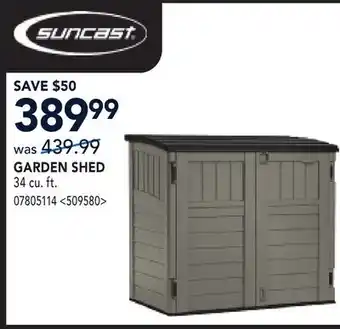 RONA GARDEN SHED offer