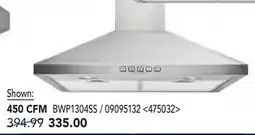 RONA Broan 450 CFM range hood offer