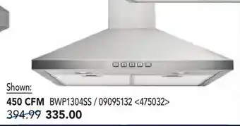 RONA Broan 450 CFM range hood offer