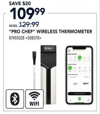 RONA PRO CHEF WIRELESS THERMOMETER offer