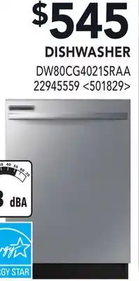RONA Samsung DISHWASHER offer