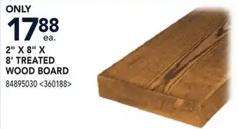 RONA 2 X 8 X 8' TREATED WOOD BOARD offer