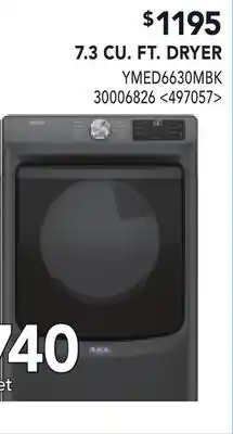RONA MAYTAG 7.3 CU. FT. DRYER offer
