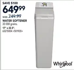 RONA WATER SOFTENER 17 x 22.5 offer