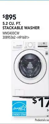RONA 5.2 CU. FT. STACKABLE WASHER offer