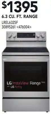 RONA 6.3 CU. FT. RANGE offer