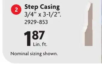 Home Hardware Step Casing Primed MDF Moulding offer
