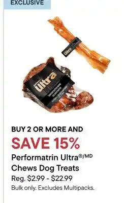 Petvalu Performatrin Ultra /MD Chews Dog Treats offer