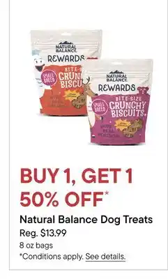 Petvalu Natural Balance Dog Treats offer