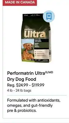 Petvalu Performatrin Ultra/MD Dry Dog Food offer