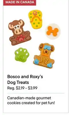 Petvalu Bosco and Roxy's Dog Treats offer