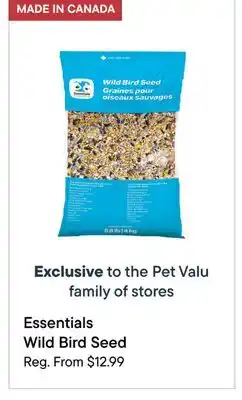 Petvalu Essentials Wild Bird Seed offer