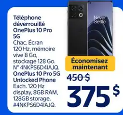 Walmart OnePlus 10 Pro 56 Unlocked Phone offer