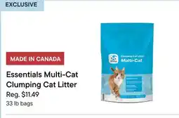 Petvalu Essentials Multi-Cat Clumping Cat Litter offer