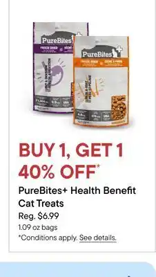 Petvalu PureBites+ Health Benefit Cat Treats offer