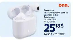 Walmart Wireless In-Ear Earphones offer
