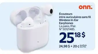 Walmart Wireless In-Ear Earphones offer