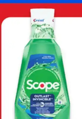 Walmart Crest Scope Outlast Mouthwash 1 L offer