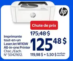 Walmart LaserJet M110W All-in-one Printer offer