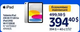Walmart iPad (A16) Wi-Fi 128GB offer