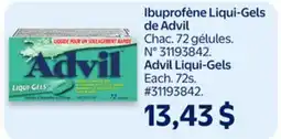 Walmart Advil Liqui Gels offer