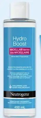 Walmart Neutrogena Hydro Boost Micellar Water 400 ml offer