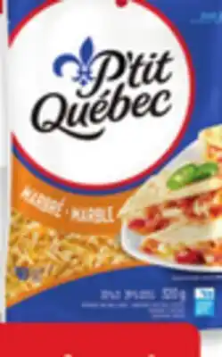 Walmart P'tit Québec Cheese Block 400 g or Shreds 320 g offer