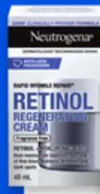 Walmart Neutrogena Rapid Wrinkle Repair Retinol Cream or Oil offer
