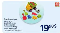 Walmart Dino Giant Dump Truck Beach Sets offer