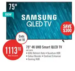 The Brick Samsung 75 Q6F QLED Smart TV with Vision AI offer