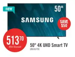 The Brick Samsung 50 U7900F Crystal UHD 4K Smart TV (UN50U7900FFXZC) offer