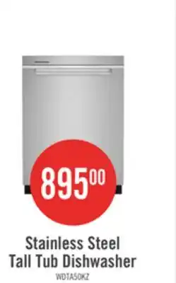 The Brick Whirlpool 24 47 dBA Built-In Top-Control Dishwasher - Fingerprint Resistant Stainless Steel - WDTA5 offer