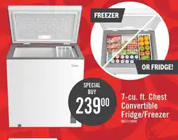 The Brick Midea 7 Cu. Ft. Convertible Chest Refrigerator-Freezer - MRC07M4CWW offer