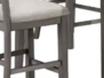 The Brick Krew 5pc Counter-Height Dining Set with Table & 4 Chairs, 72-90W - Grey offer