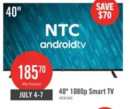 The Brick NTC 40 1080p HD Smart Android TV offer
