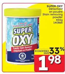 Rossy SUPER OXY Détachant en poudre Stain removing powder offer