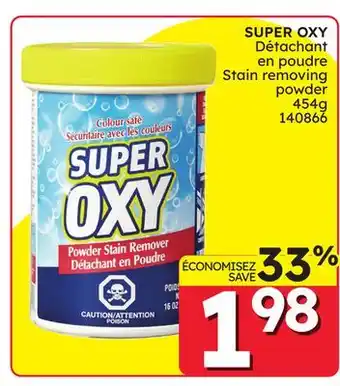 Rossy SUPER OXY Détachant en poudre Stain removing powder offer