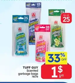 Rossy Tuff Guy Scented garbage bags offer