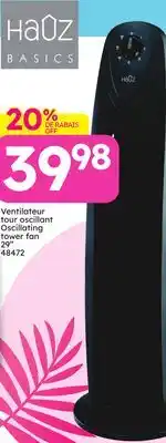 Rossy oscillant Oscillating tower fan offer