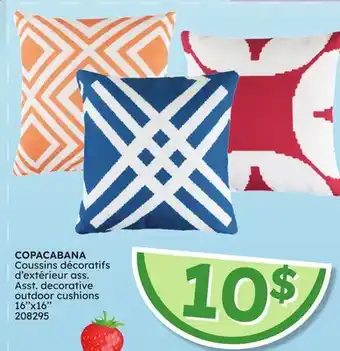 Rossy COPACABANA Asst. decorative outdoor cushions offer