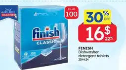 Rossy FINISH Dishwasher detergent tablets offer