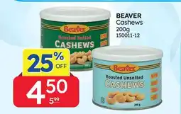 Rossy BEAVER Cashews offer