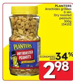 Rossy PLANTERS Dry roasted peanuts offer