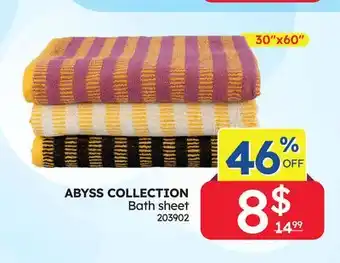 Rossy 30 x60 ABYSS Bath Sheet offer