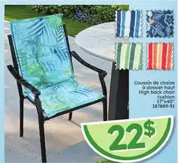 Rossy High back chair cushion offer