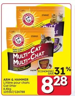 Rossy ARM & HAMMER Cat litter offer