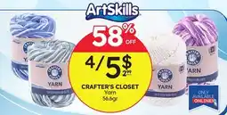 Rossy CRAFTER'S CLOSET Yarn offer