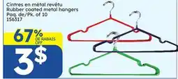 Rossy Rubber coated metal hangers offer