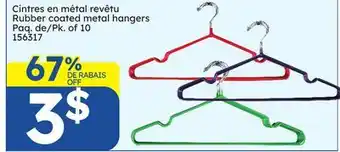 Rossy Rubber coated metal hangers offer