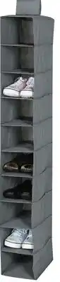 Canac Hanging Shoes and clothes Organizer grey offer